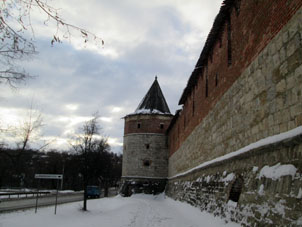 Alcázar de Zaraysk por fuera.