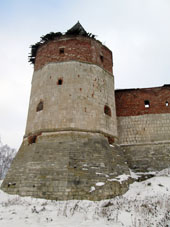 Alcázar de Zaraysk por fuera.