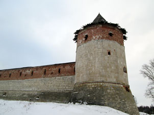 Alcázar de Zaraysk por fuera.