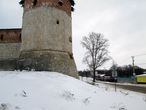 Alcázar de Zaraysk por fuera.