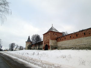 Alcázar de Zaraysk por fuera.