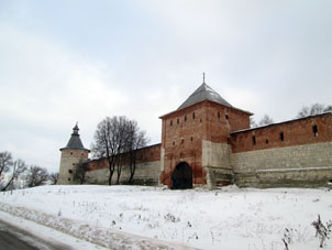 Alcázar de Zaraysk por fuera.