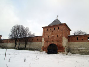 Alcázar de Zaraysk por fuera.