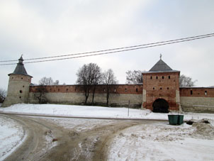 Alcázar de Zaraysk por fuera.