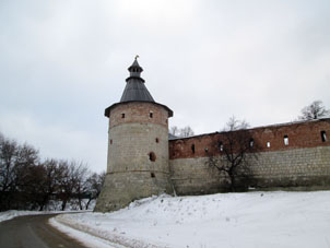 Alcázar de Zaraysk por fuera.