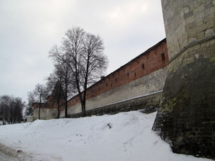 Alcázar de Zaraysk por fuera.