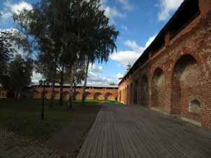 Verano dentro del kremlin de Zaraysk.