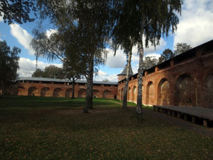 Verano dentro del kremlin de Zaraysk.