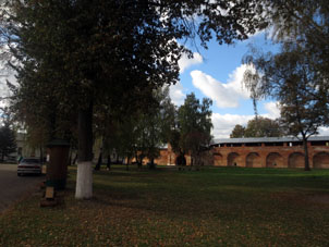 Verano dentro del kremlin de Zaraysk.
