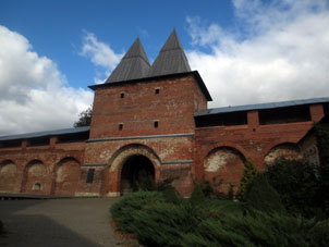 Verano dentro del kremlin de Zaraysk.