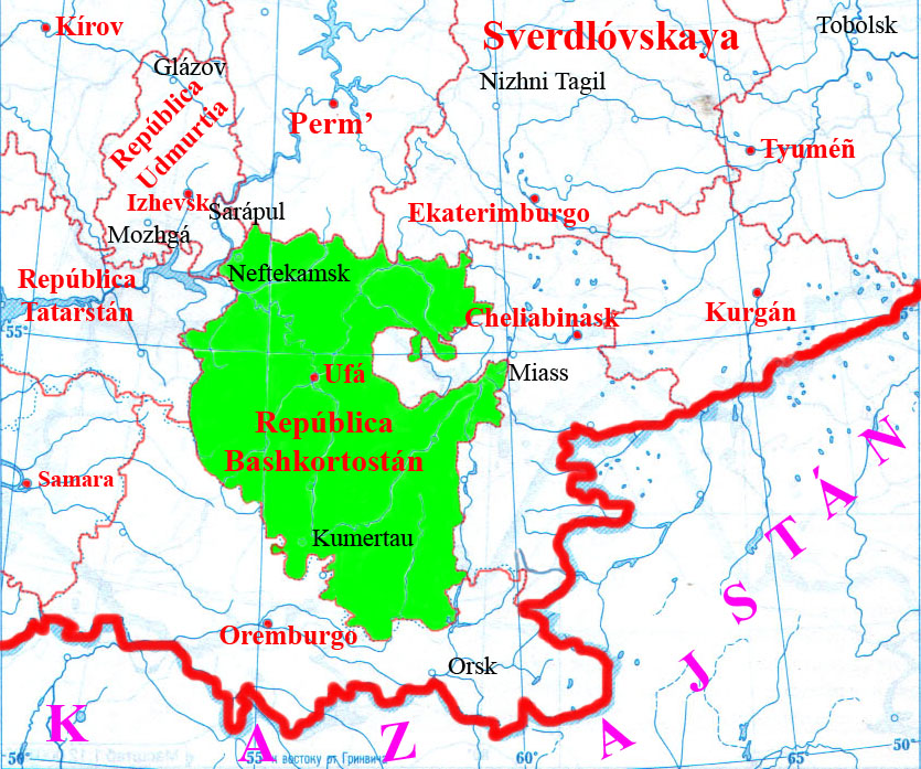 Situación de la República de Bashkortostán