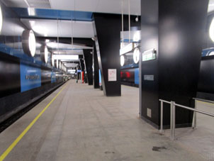 Estación Krýmskaya (Крымская) de la línea Tróitskaya del Metro de Moscú