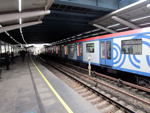 Estación Kutúzovskaya (Кутузовская) de la línea Filióvskaya del Metro de Moscú