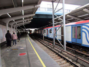 Estación Kutúzovskaya (Кутузовская) de la línea Filióvskaya del Metro de Moscú