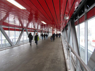 Estación (plataforma) Kóptevo del Anillo Central de Moscú (МЦК, ferrocarril urbano) del sistema de transporte urbano de Moscú