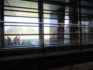 Estación Michúrinski prospekt de la línea Kalíninsko-Sólntsevskaya del Metro de Moscú.
