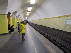 Estación Rízhskaya de la línea Kalúzhsko-Rízhskaya del Metro de Moscú