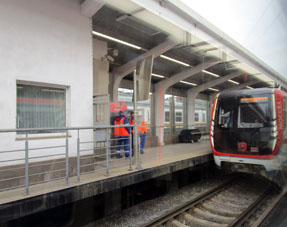 Estación Studéncheskaya(Студенческая) de la línea Filióvskaya del Metro de Moscú