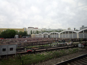 Depósito de trenes de la línea Filióvskaya.