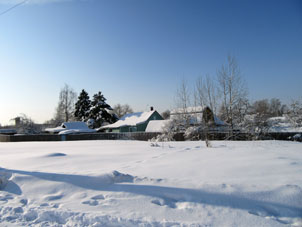 Nieve en Moscú.