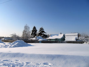 Nieve en Moscú.